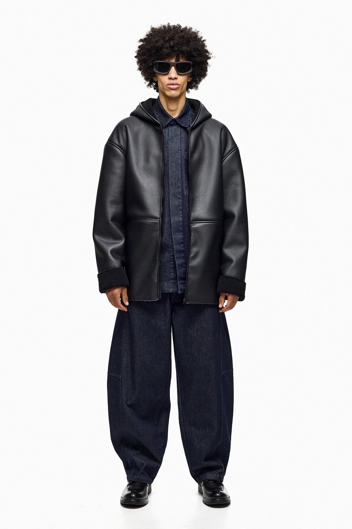 Bonded Shearling Hoodie TAKAO