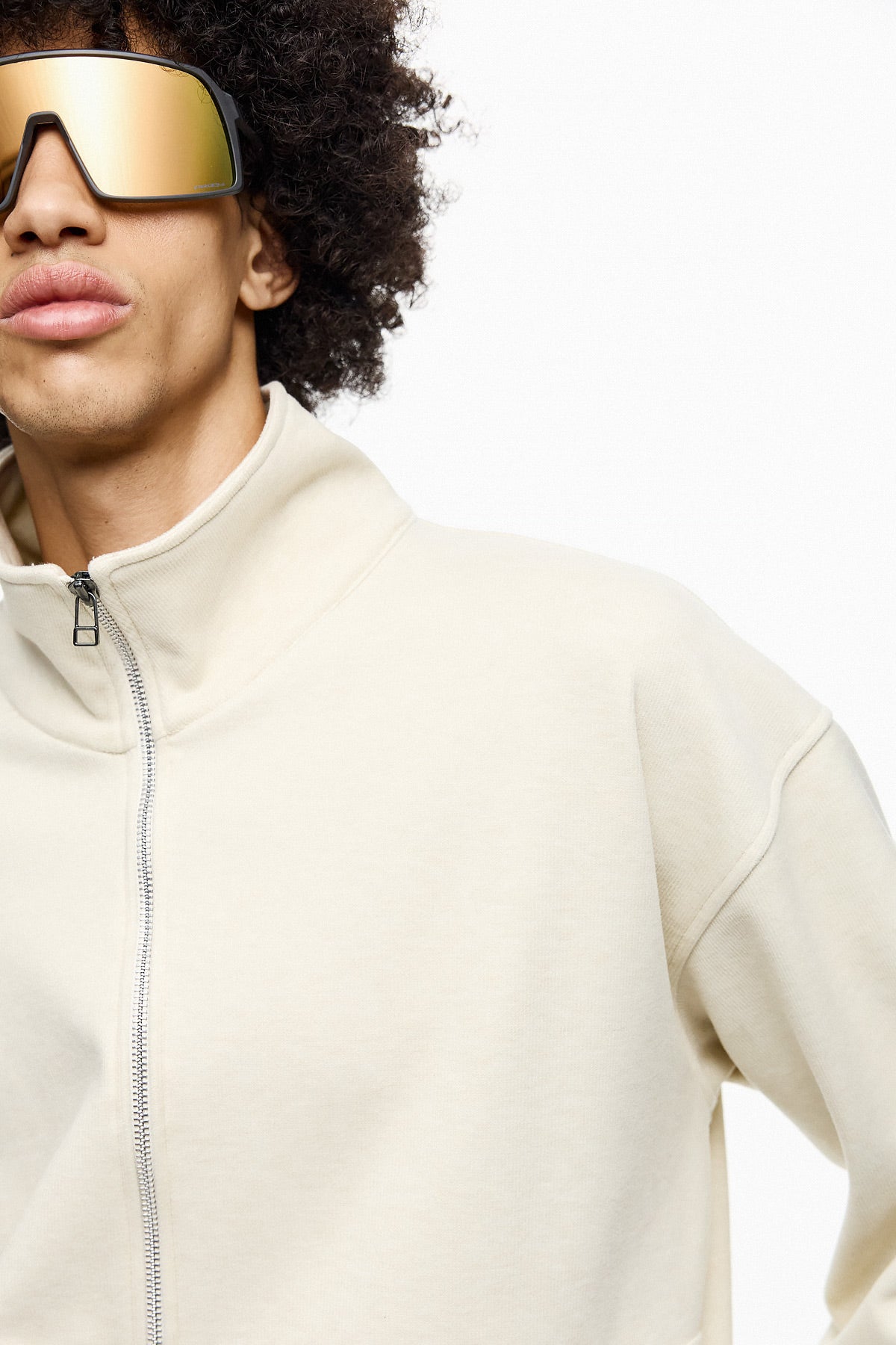 Quarter-Zip Mock-Neck Sweatshirt NERI