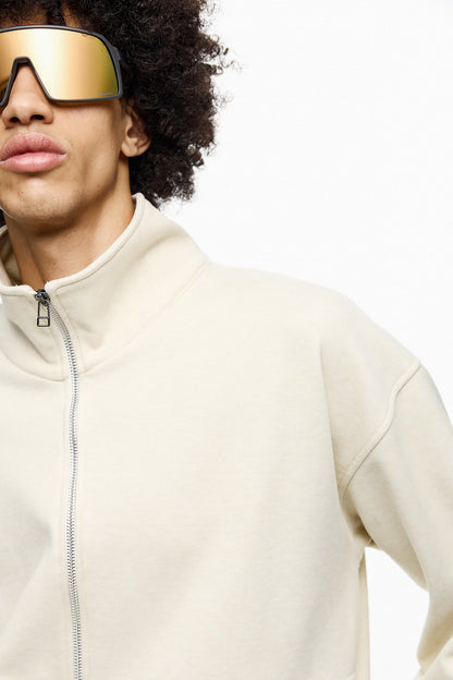 Quarter-Zip Mock-Neck Sweatshirt NERI