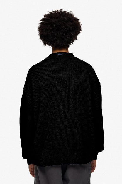 Rib-Knit Cardigan YUKI