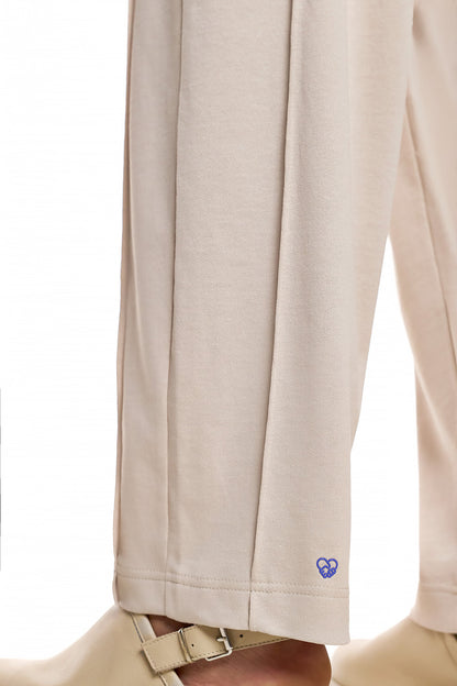 Relaxed Drawstring Trousers with Embroidered Detail – AMATERU