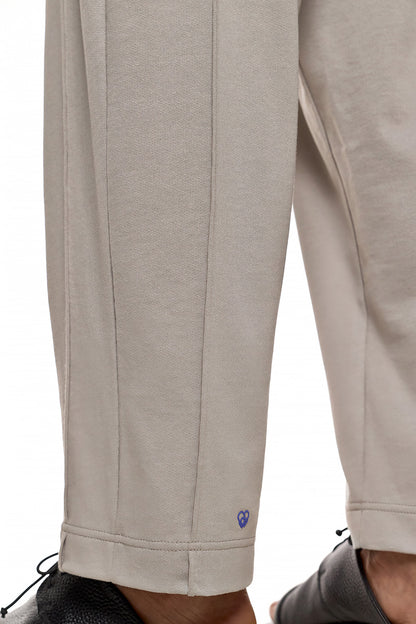 Relaxed Drawstring Trousers with Embroidered Detail – AMATERU
