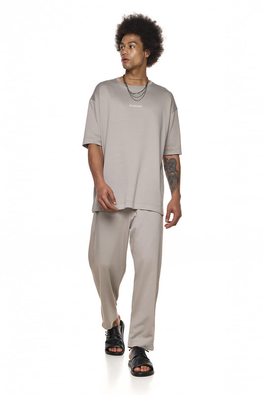 Relaxed Drawstring Trousers with Embroidered Detail – AMATERU