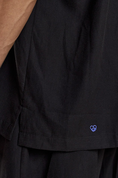Double-Breasted Short-Sleeve Shirt – AMIDA