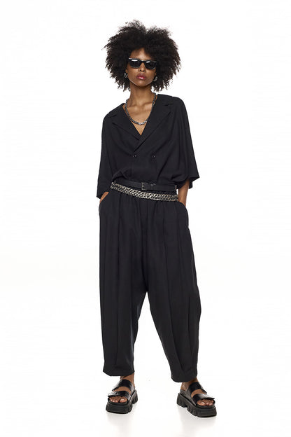 Double-Breasted Short-Sleeve Shirt – AMIDA