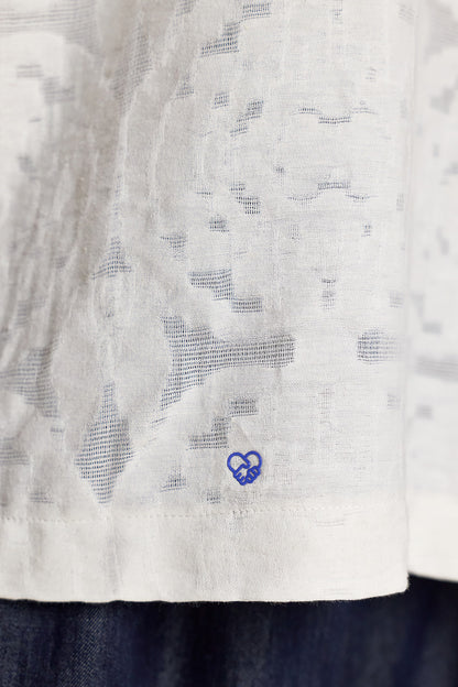 Short Sleeve Jacquard Shirt - KODOO