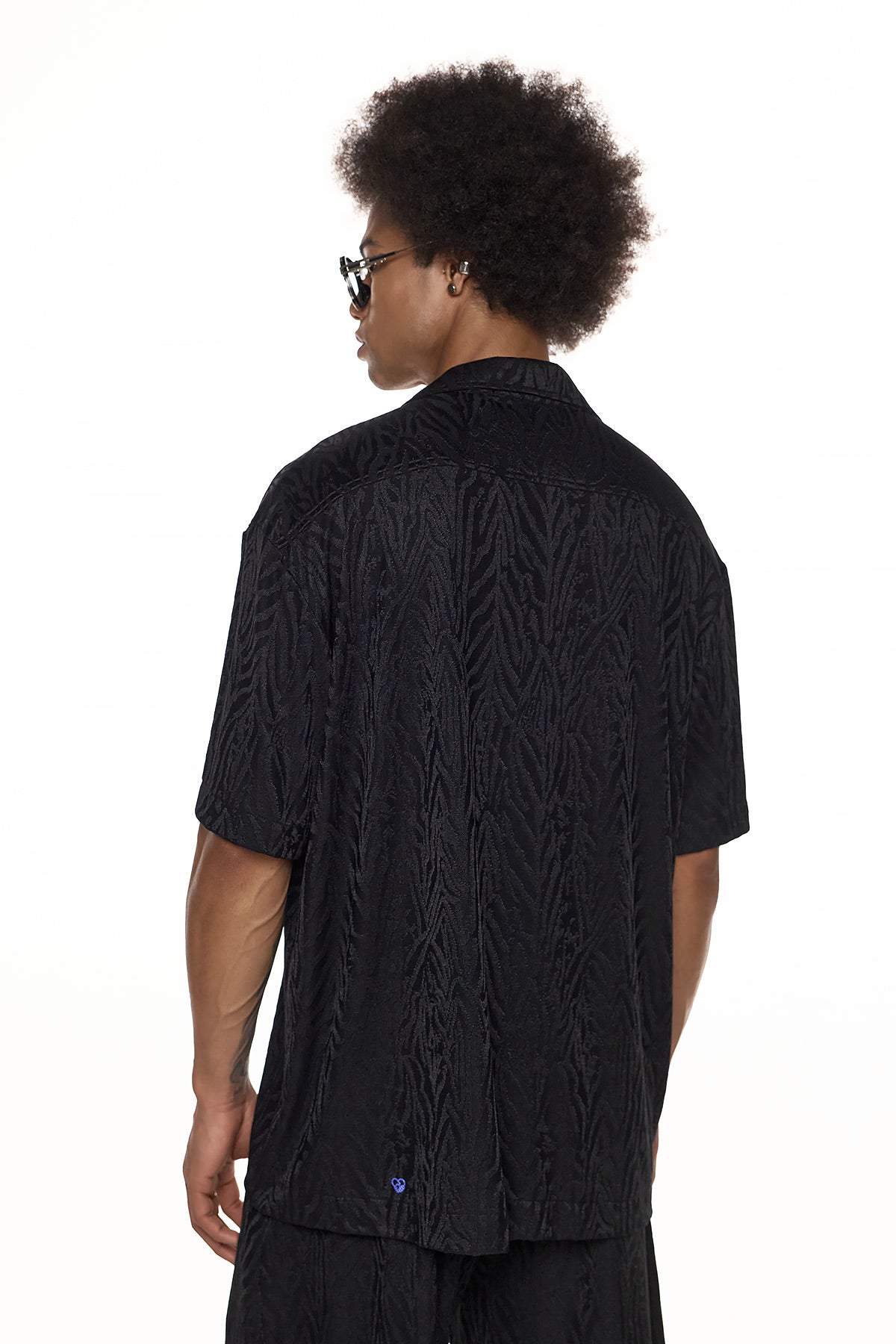 Textured Relaxed Shirt - ASAHI