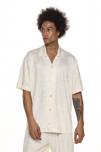 Textured Relaxed Shirt - ASAHI
