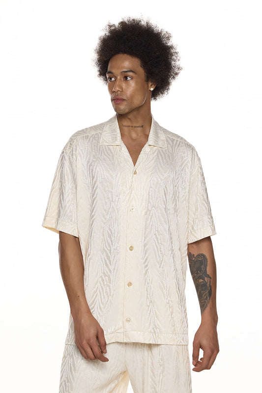 Textured Relaxed Shirt - ASAHI