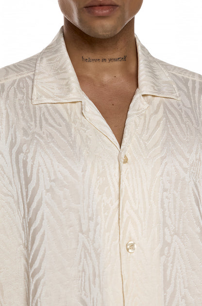 Textured Relaxed Shirt - ASAHI