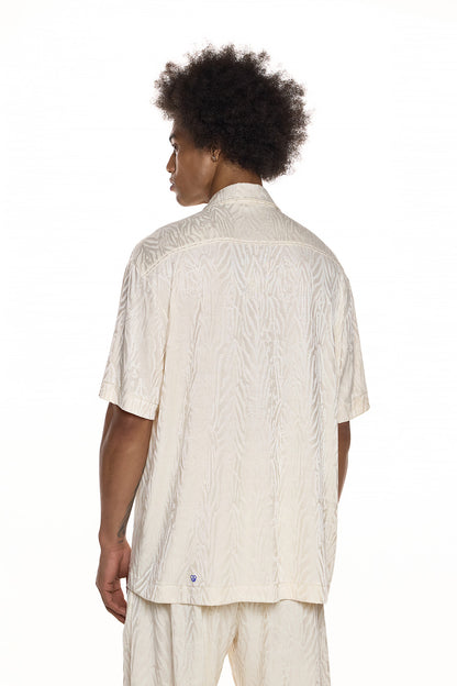 Textured Relaxed Shirt - ASAHI