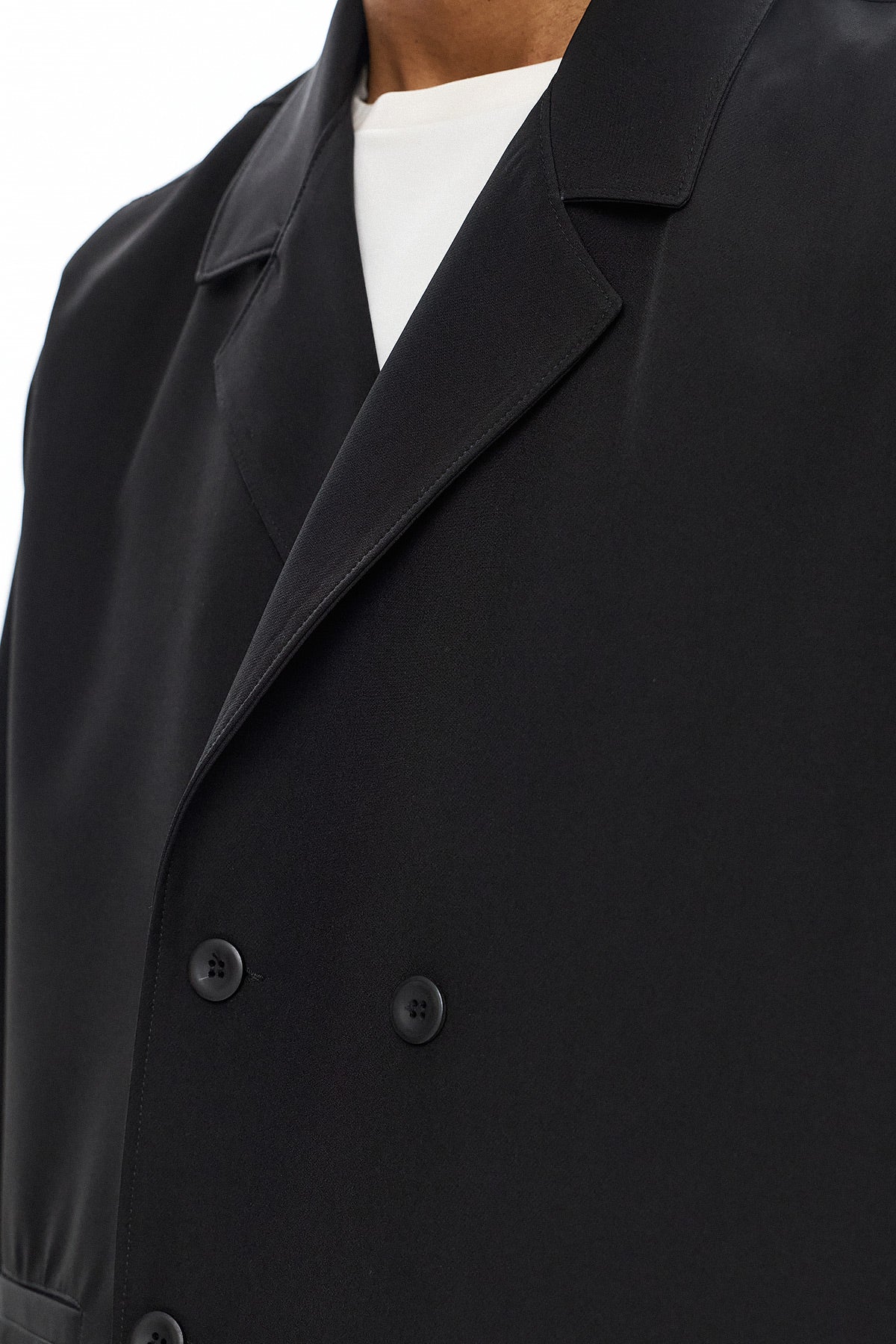 KAGE Double-Breasted Jacket - Black