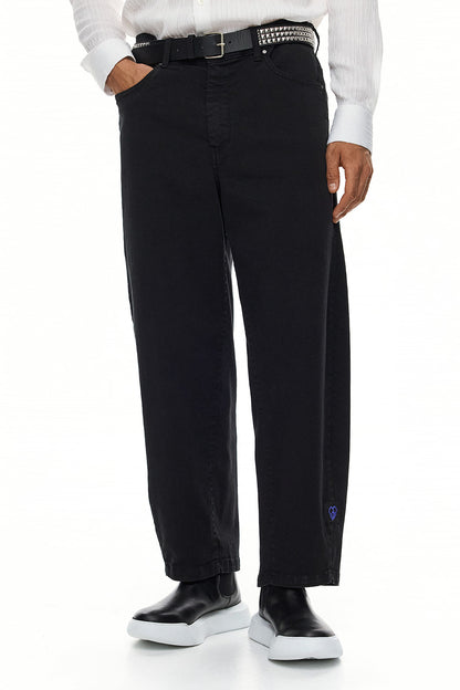 KAI Sculpted Wide-Leg Jeans – Black