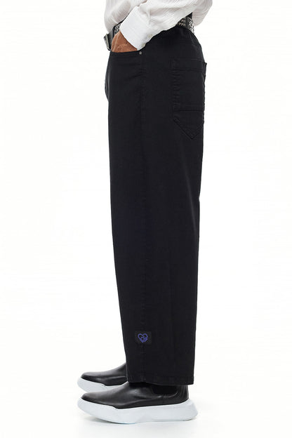KAI Sculpted Wide-Leg Jeans – Black