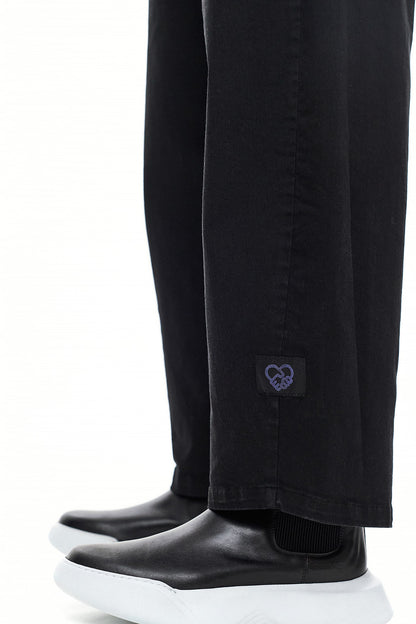 KAI Sculpted Wide-Leg Jeans – Black