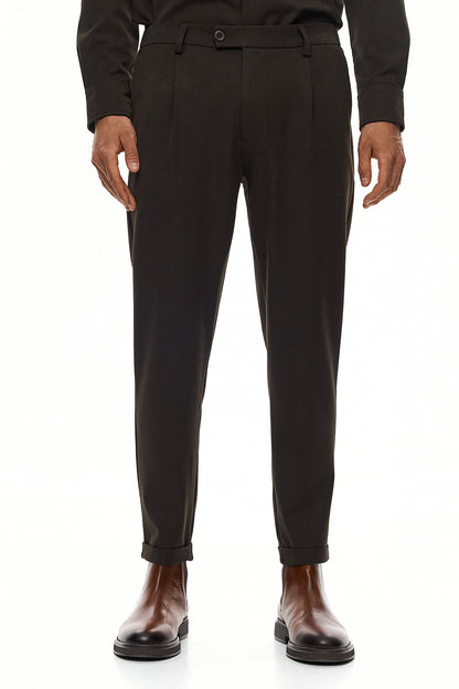 SEIJAKU Tailored Trousers – Brown