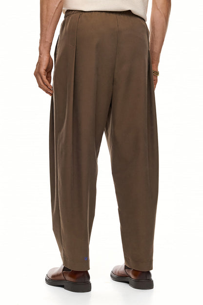 CHŌWA Relaxed Tapered Trousers – Cigar