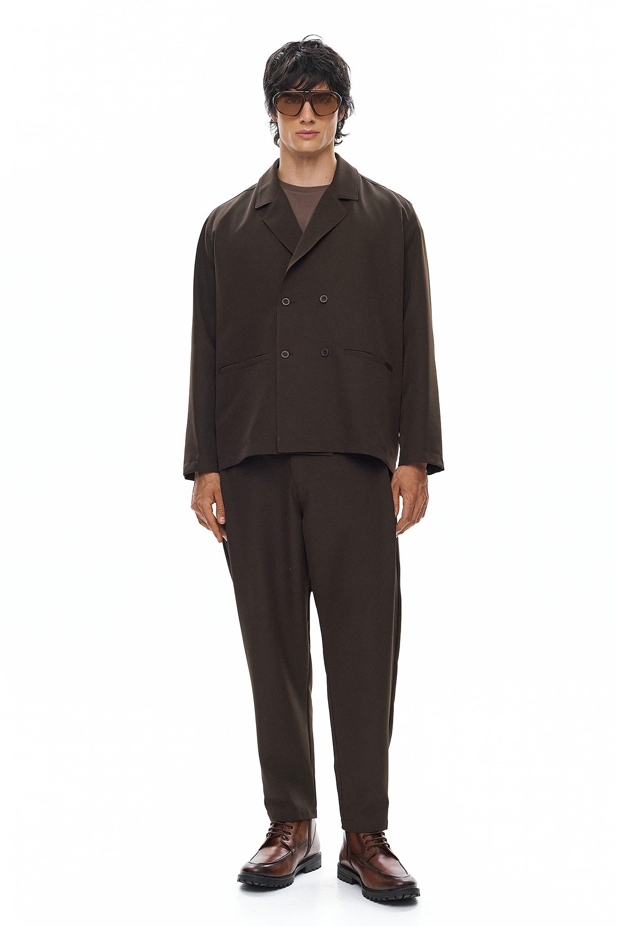 KAGE Tailored Trousers - Brown
