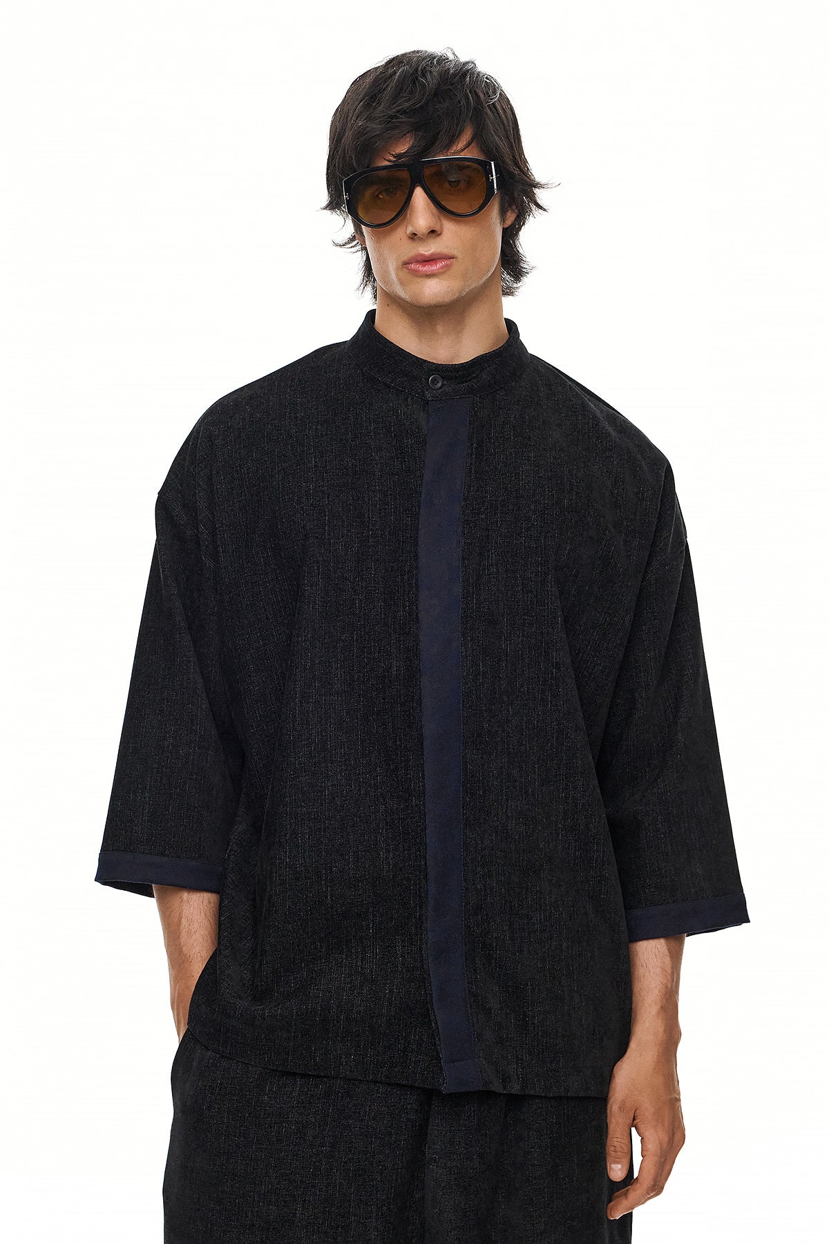 GENJIRO Kimono Shirt – Black