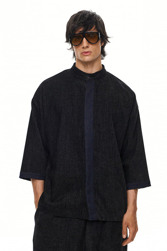 GENJIRO Kimono Shirt – Black