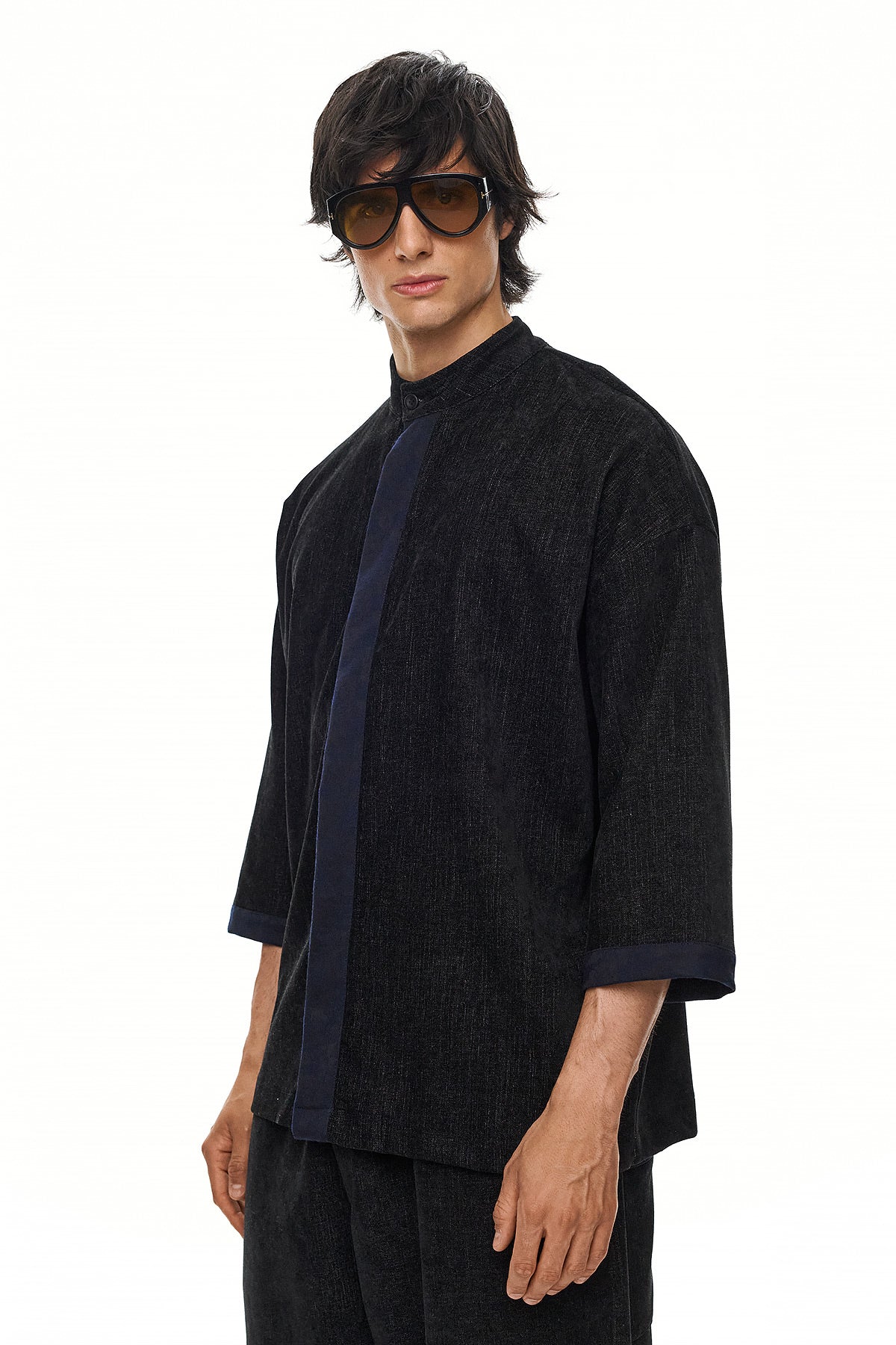 GENJIRO Kimono Shirt – Black