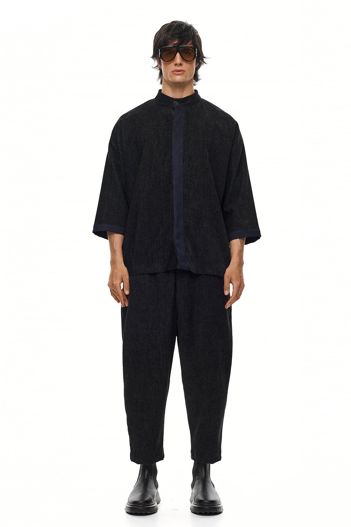 GENJIRO Kimono Shirt – Black