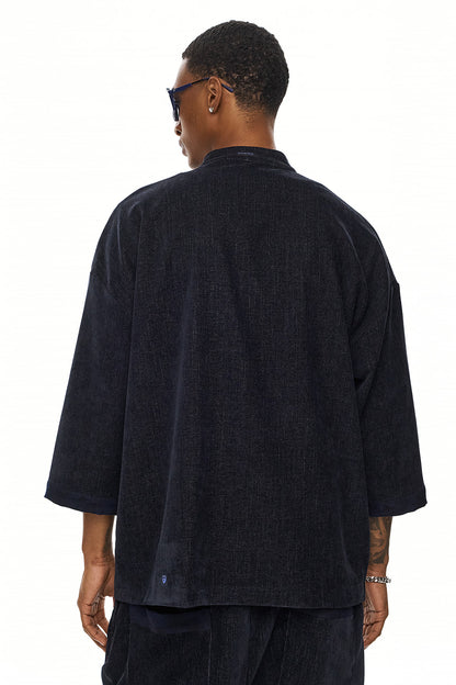 GENJIRO Kimono Shirt – Blue