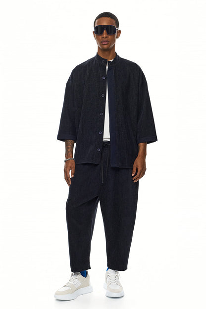 GENJIRO Kimono Shirt – Blue