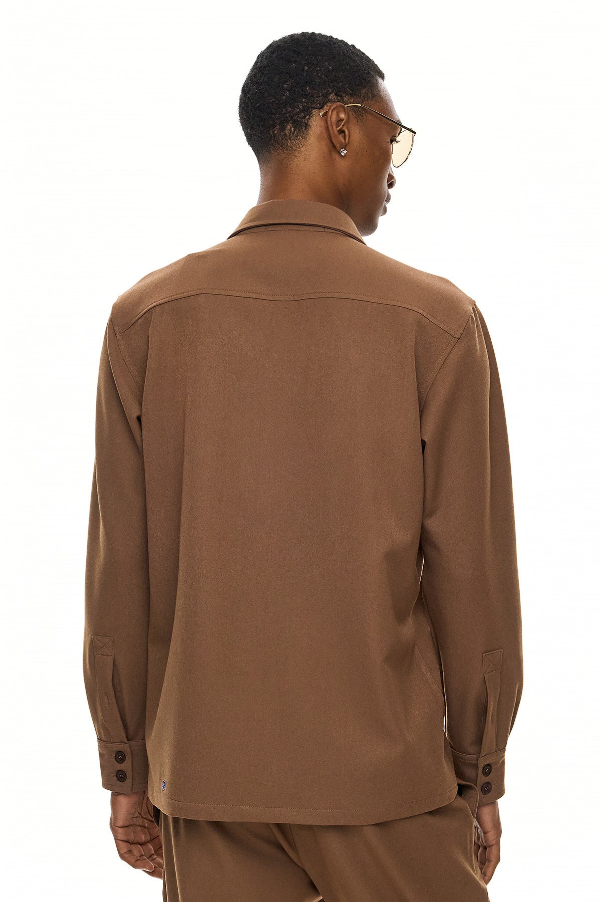 SEIJAKU Relaxed Long-Sleeve Shirt – Camel