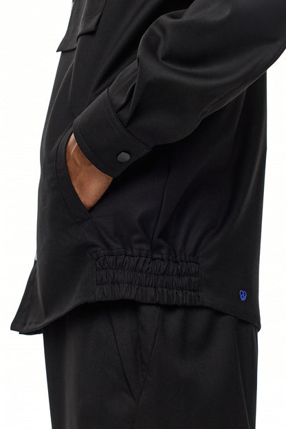 KURO Utility Overshirt - Black