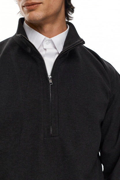 SHIN Half-Zip Sweatshirt – Anthracite