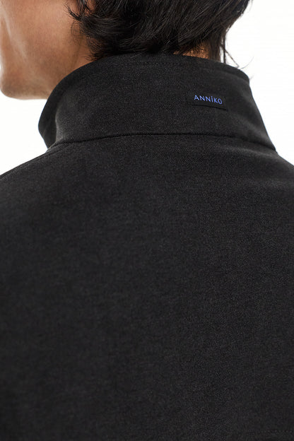 SHIN Half-Zip Sweatshirt – Anthracite