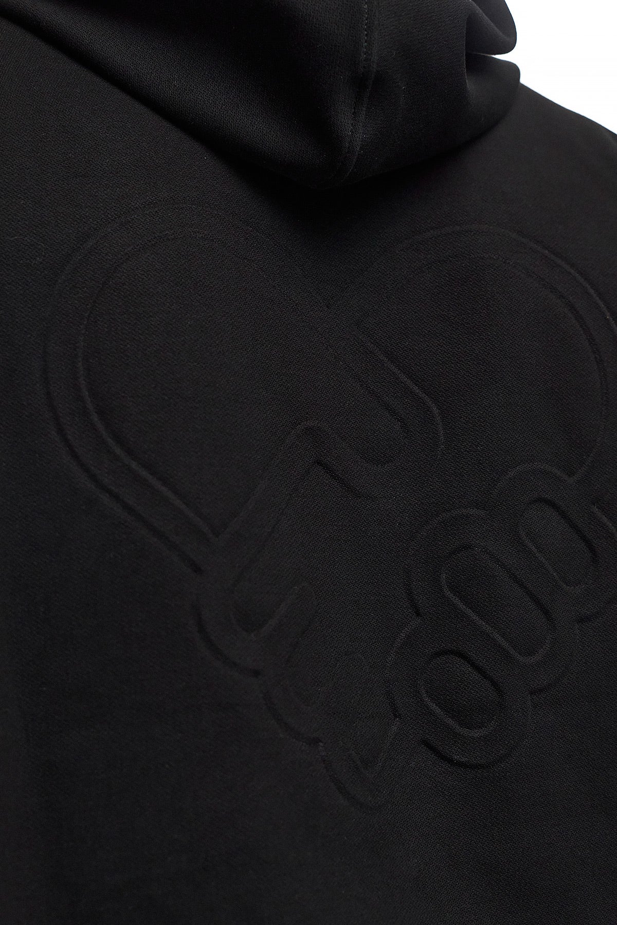 HIKARI Embossed Logo Hoodie – Black